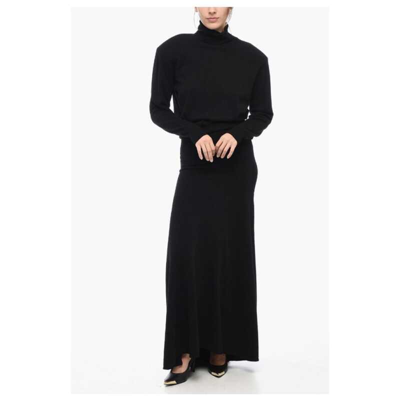 Saint Laurent Cashmere Turtle-Neck Dress, theFeinheit