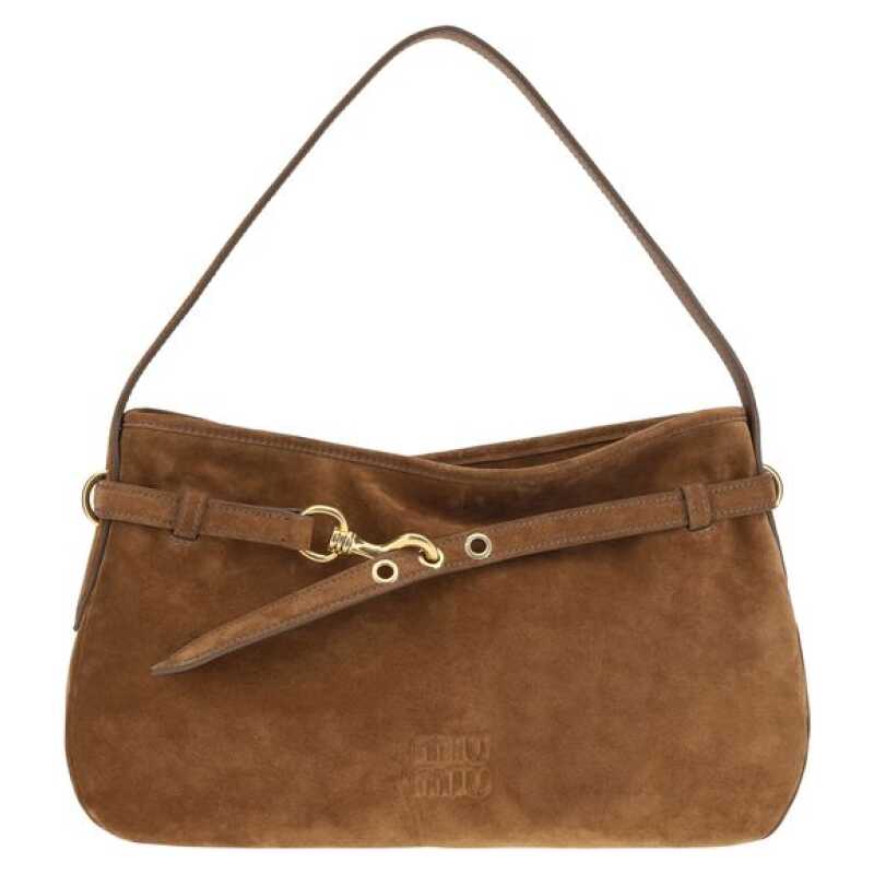 Miu Miu Aventure Suede Shoulder Bag, theFeinheit