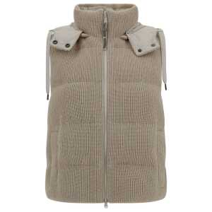 Brunello Cucinelli Hooded Down Vest