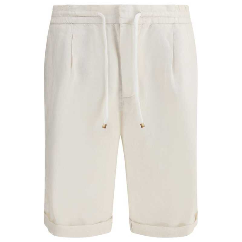Brunello Cucinelli Linen Dyed Shorts, theFeinheit