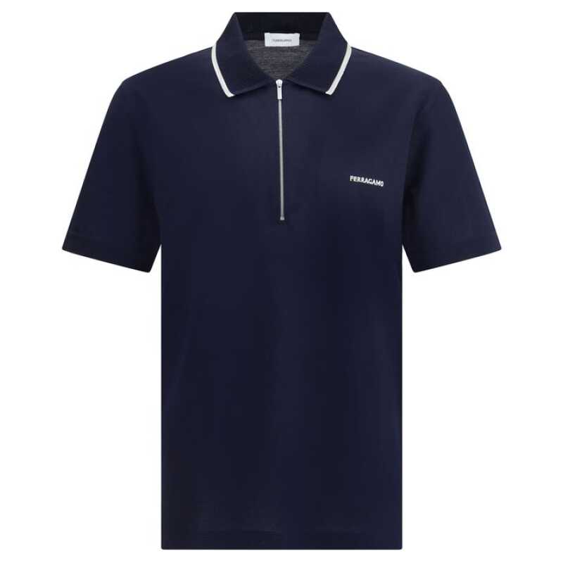 Ferragamo Zip Polo Shirt, theFeinheit