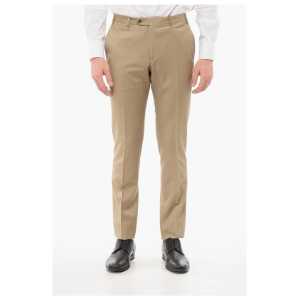 Corneliani Virgin Wool Pants with Slit Pockets