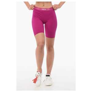 Dsquared² Solid Color Nylon Stretch Cycling Shorts