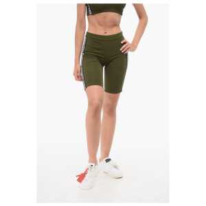Dsquared² Cotton Stretch Cycling Shorts with Side Logo