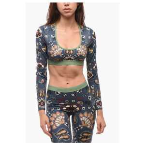 Dsquared² Bandana Motif Underwear Cropped Top