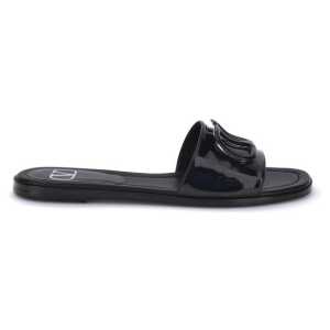 Valentino Garavani Patent leathe VLogo slide Sandals