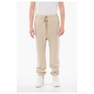 Fear Of God Solid Color Cotton Joggers with Elastic Cuff
