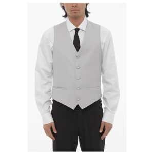 Corneliani CC COLLECTION Virgin Wool CERIM.RESET Waistcoat with Jetted