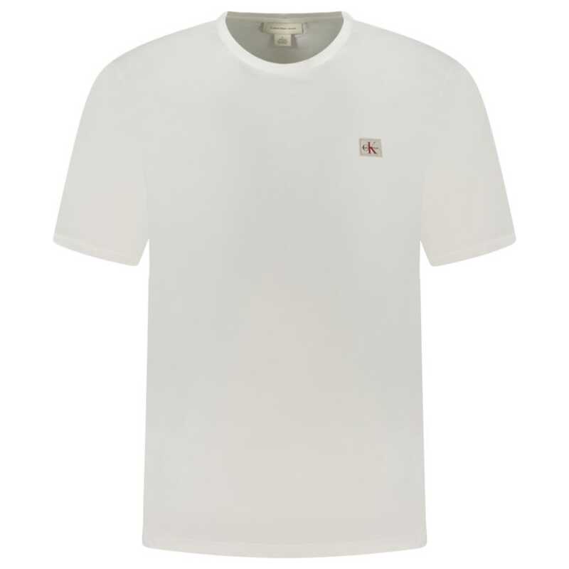 Calvin Klein White Cotton Men T-Shirt, theFeinheit