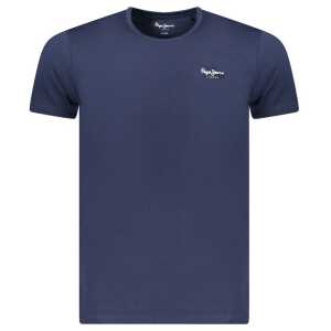 Pepe Jeans Blue Cotton Men T-Shirt