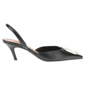 Amina Muaddi Leather slingback Pumps