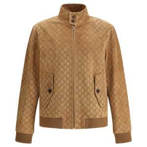 Gucci Suede bomber Jacket