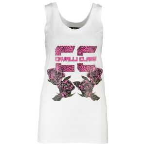 Cavalli Class White Cotton Tops & T-Shirt