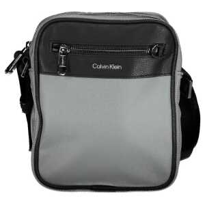 Calvin Klein Gray Polyester Shoulder Bag