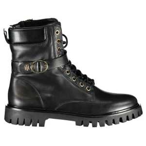 Tommy Hilfiger Black Polyester Boot