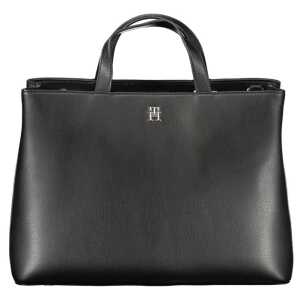 Tommy Hilfiger Black Polyester Handbag