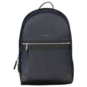 Tommy Hilfiger Blue Polyester Backpack