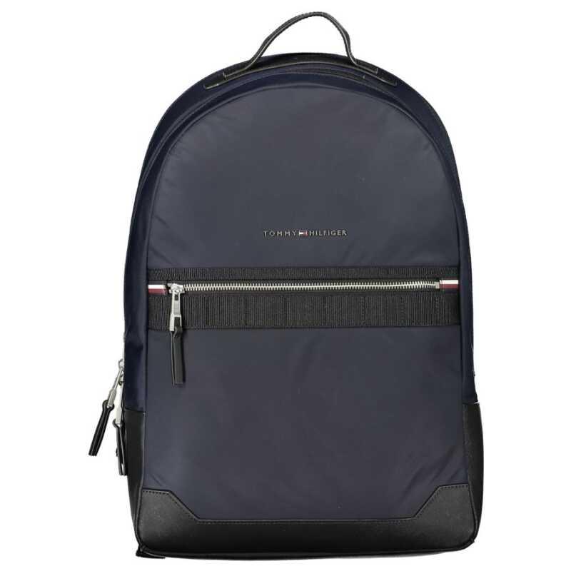 Tommy Hilfiger Blue Polyester Backpack, theFeinheit
