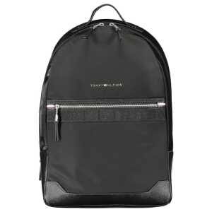 Tommy Hilfiger Black Polyester Backpack