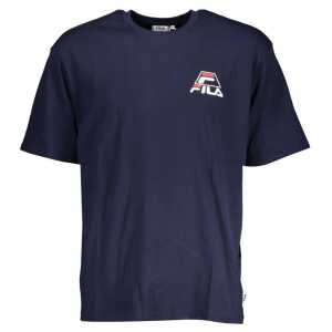 Fila Blue Cotton T-Shirt