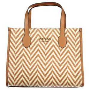 Guess Jeans Brown Cotton Handbag