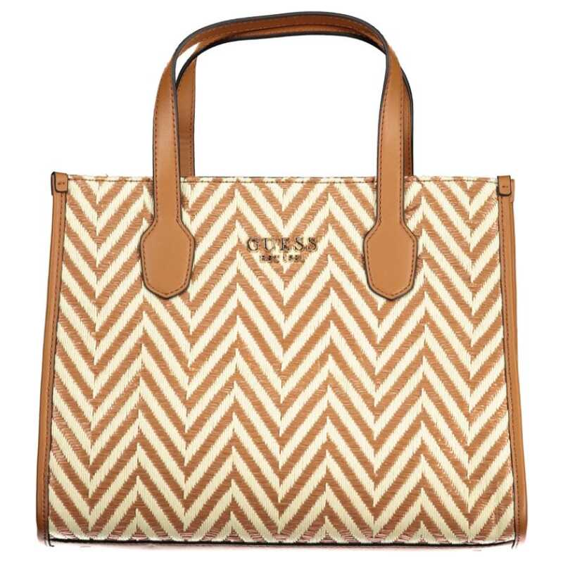 Guess Jeans Brown Cotton Handbag, theFeinheit