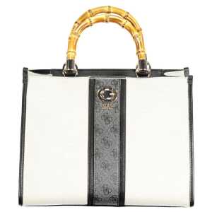 Guess Jeans Black Cotton Handbag