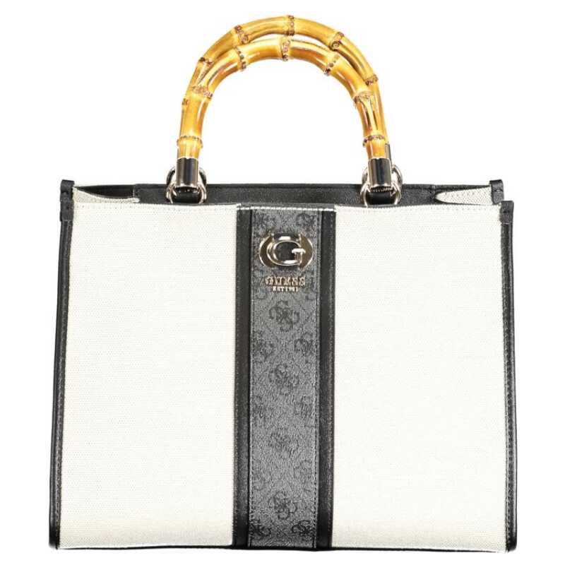 Guess Jeans Black Cotton Handbag, theFeinheit