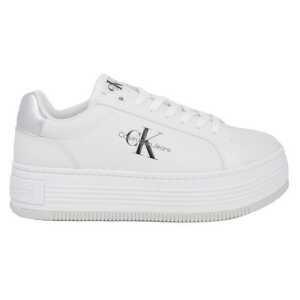 Calvin Klein Silver Leather Sneaker