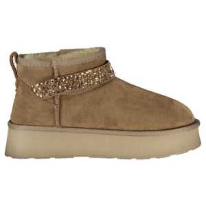 Laura Biagiotti Brown Polyester Boot
