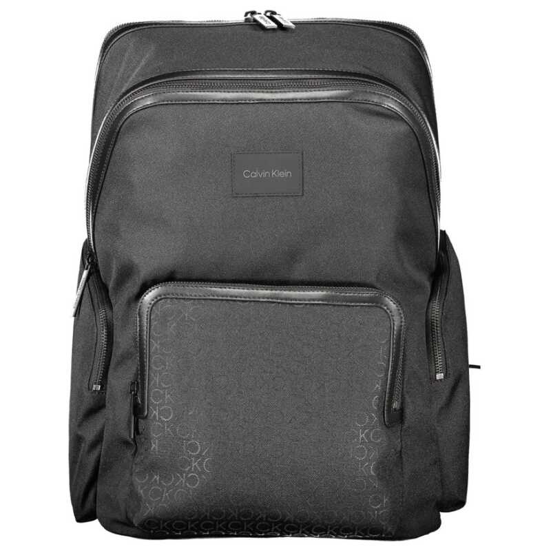 Calvin Klein Black Polyester Backpack, theFeinheit