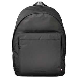Tommy Hilfiger Black Polyester Backpack