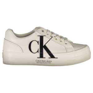 Calvin Klein White Polyester Sneaker