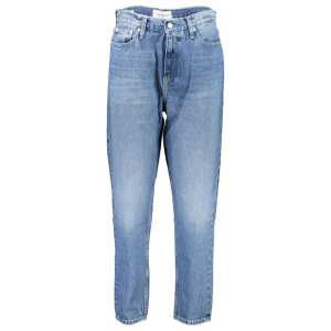 Calvin Klein Blue Cotton Jeans & Pant