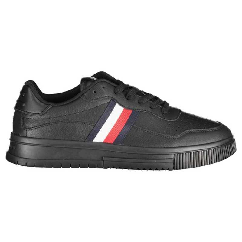 Tommy Hilfiger Black Polyester Sneaker, theFeinheit