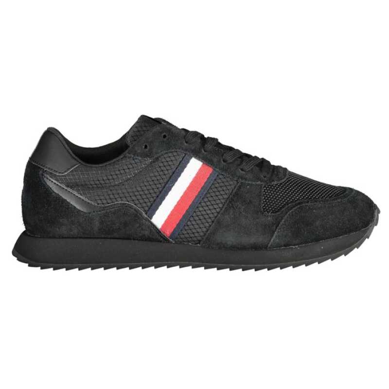 Tommy Hilfiger Black Polyester Sneaker, theFeinheit