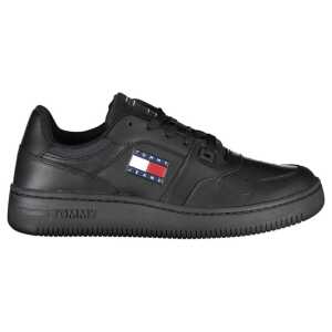 Tommy Hilfiger Black Polyester Sneaker