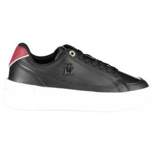 Tommy Hilfiger Black Polyester Sneaker