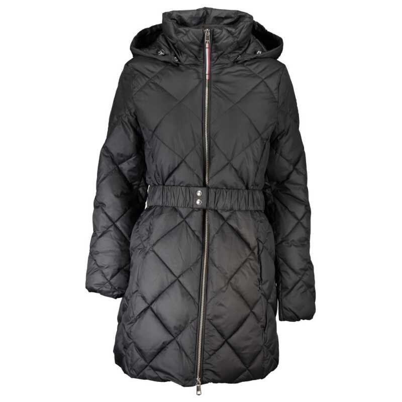 Tommy Hilfiger Black Polyester Jackets &amp; Coat, theFeinheit
