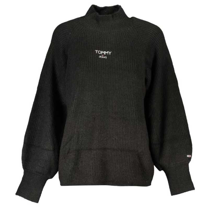 Tommy Hilfiger Black Polyester Sweater, theFeinheit