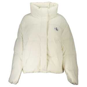 Calvin Klein White Polyamide Jackets & Coat