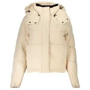Calvin Klein Beige Polyester Jackets & Coat