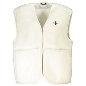 Calvin Klein White Polyester Jackets & Coat