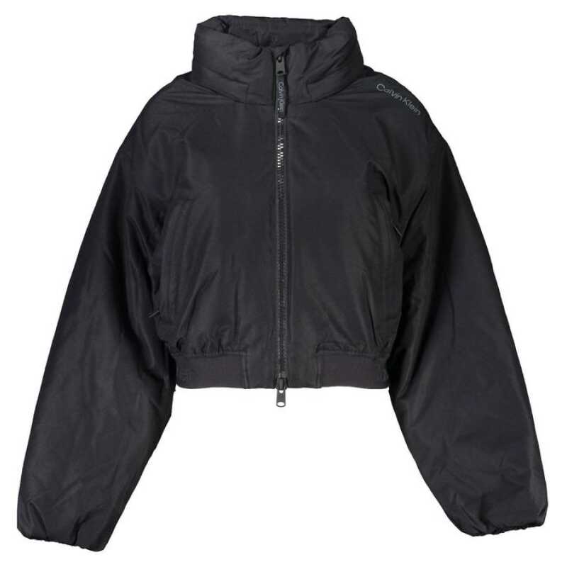 Calvin Klein Black Polyester Jackets &amp; Coat, theFeinheit