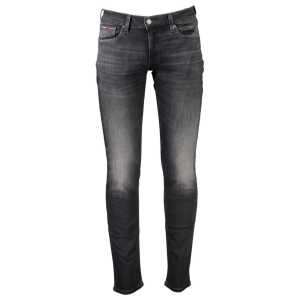 Tommy Hilfiger Black Cotton Jeans & Pant