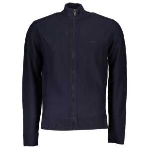Hugo Boss Blue Polyamide Sweater