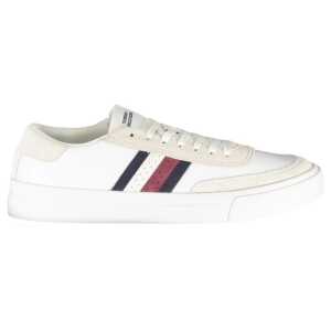 Tommy Hilfiger White Polyester Sneaker