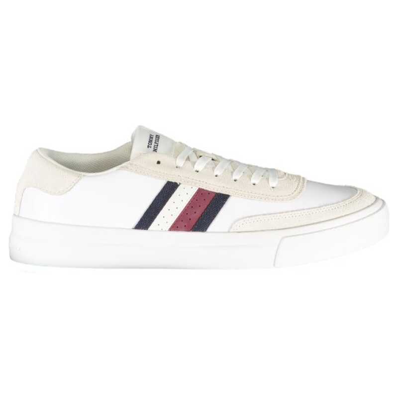 Tommy Hilfiger White Polyester Sneaker, theFeinheit