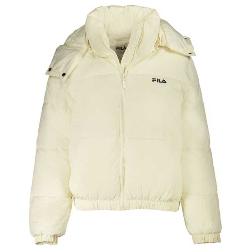 Fila Beige Polyester Jackets &amp; Coat, theFeinheit