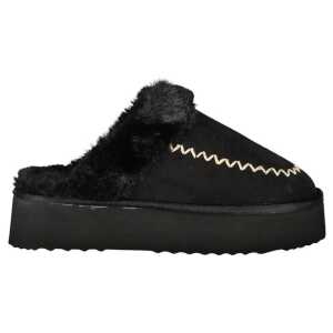 Laura Biagiotti Black Polyester Sandal